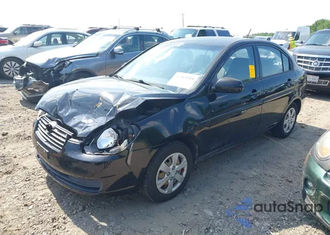 2011 Hyundai Accent Gls from USA, damaged, VIN KMHCN4AC4BU534446